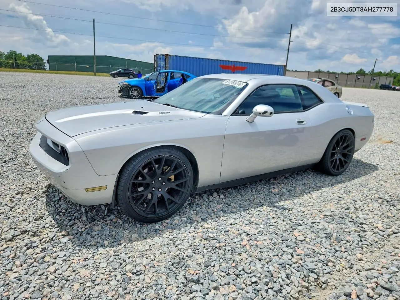 2010 Dodge Challenger R/T VIN: 2B3CJ5DT8AH277778 Lot: 61067646