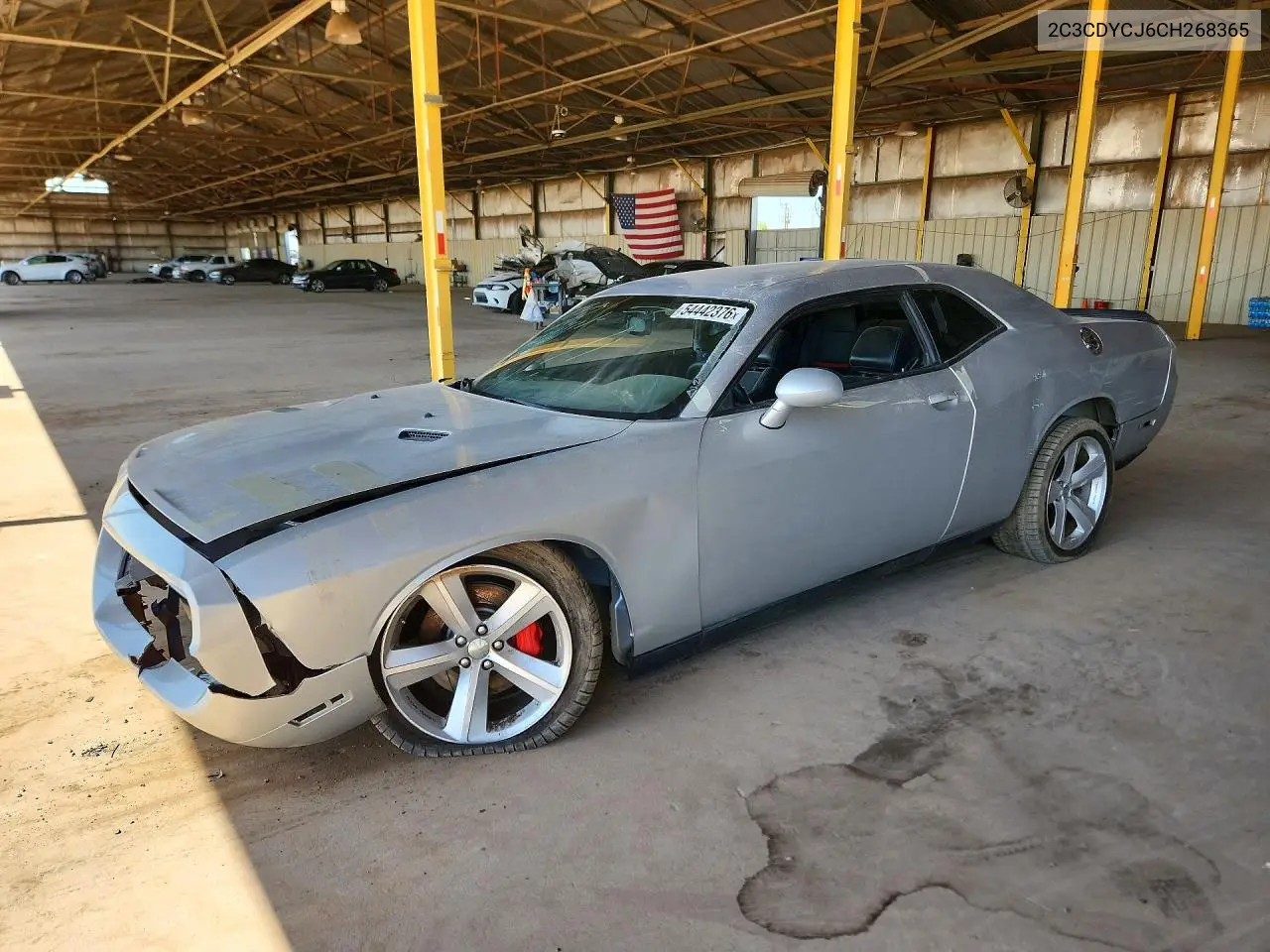 2012 Dodge Challenger Srt-8 VIN: 2C3CDYCJ6CH268365 Lot: 54442376