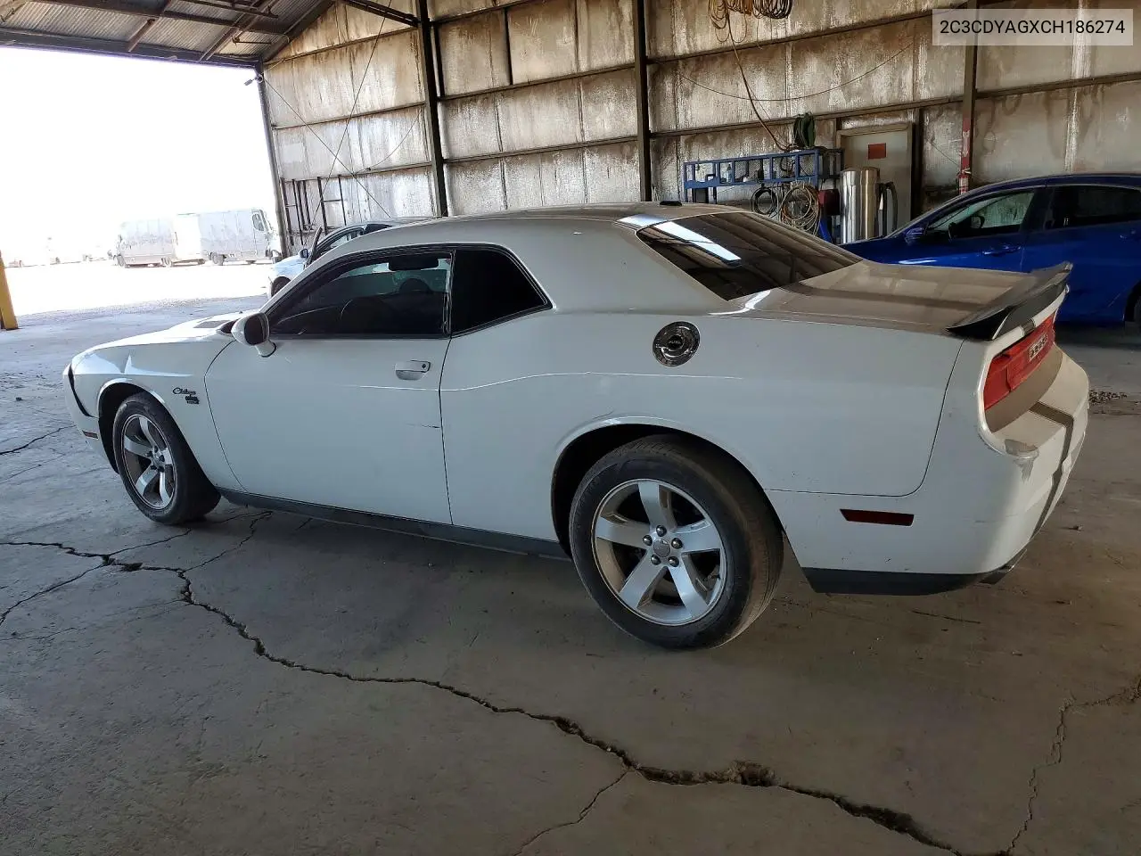 2012 Dodge Challenger Sxt VIN: 2C3CDYAGXCH186274 Lot: 58597296
