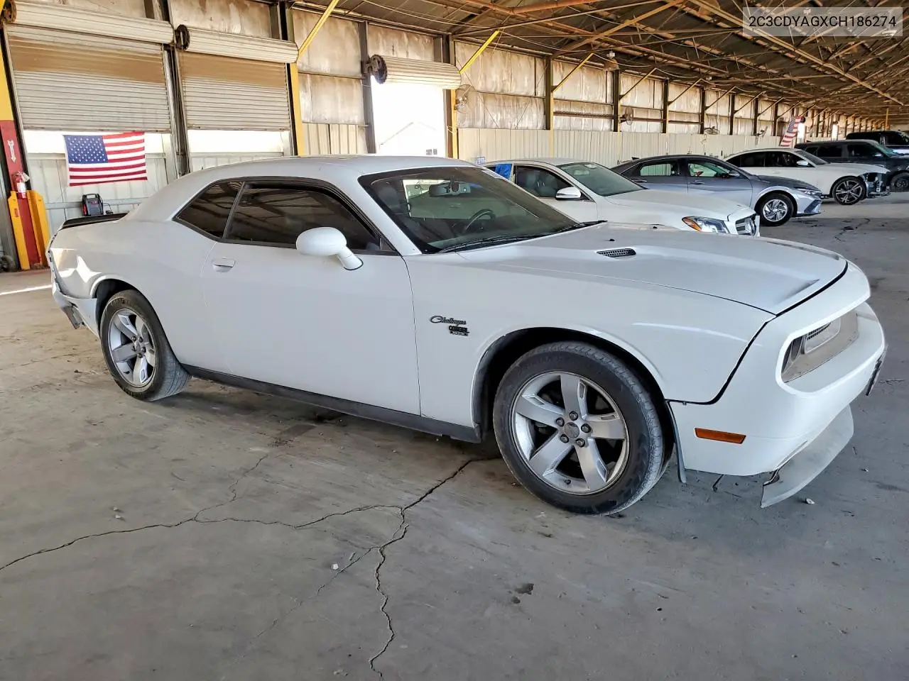 2012 Dodge Challenger Sxt VIN: 2C3CDYAGXCH186274 Lot: 58597296