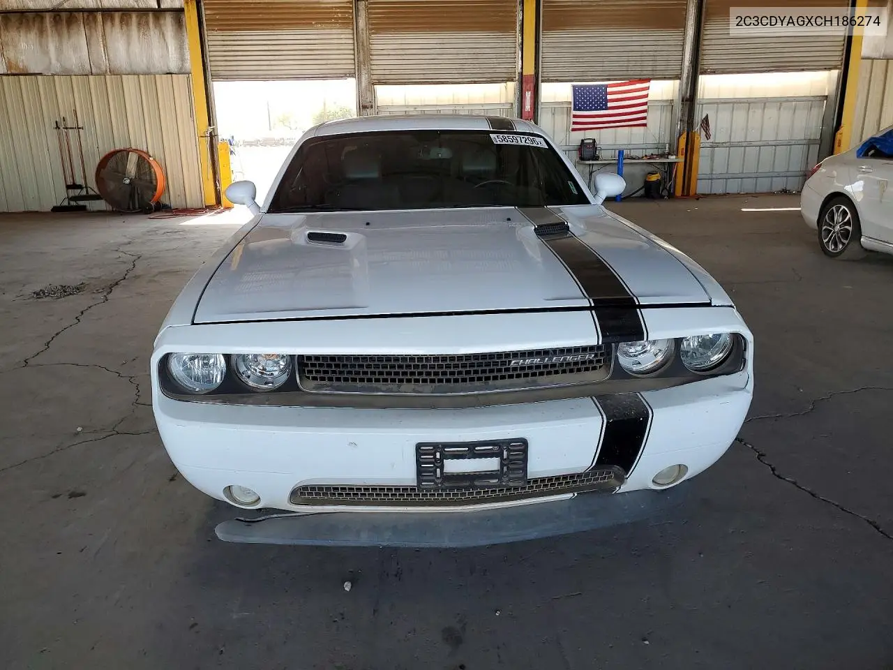 2012 Dodge Challenger Sxt VIN: 2C3CDYAGXCH186274 Lot: 58597296