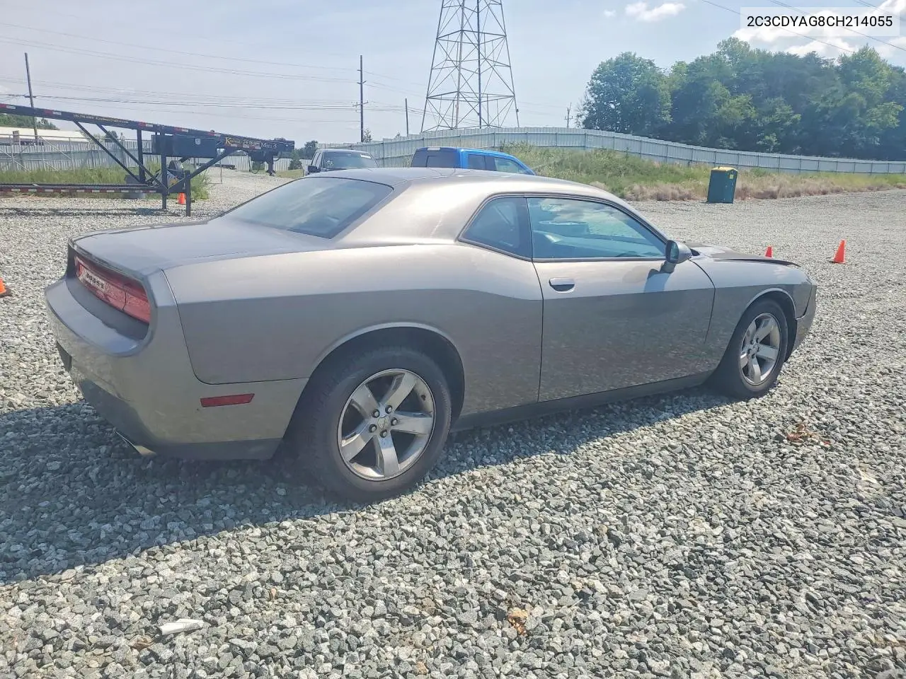 2012 Dodge Challenger Sxt VIN: 2C3CDYAG8CH214055 Lot: 59369136