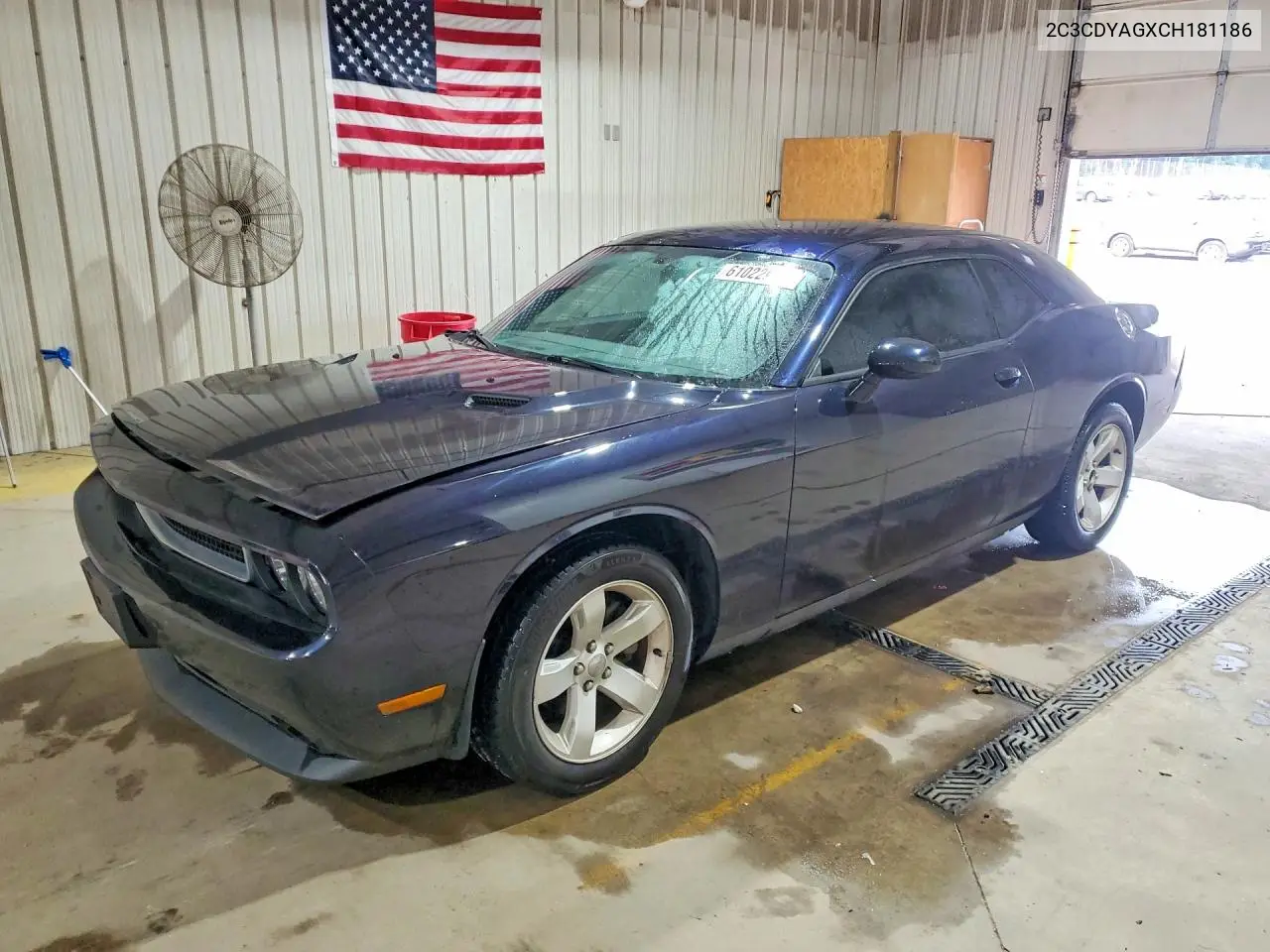 2012 Dodge Challenger Sxt VIN: 2C3CDYAGXCH181186 Lot: 61022966