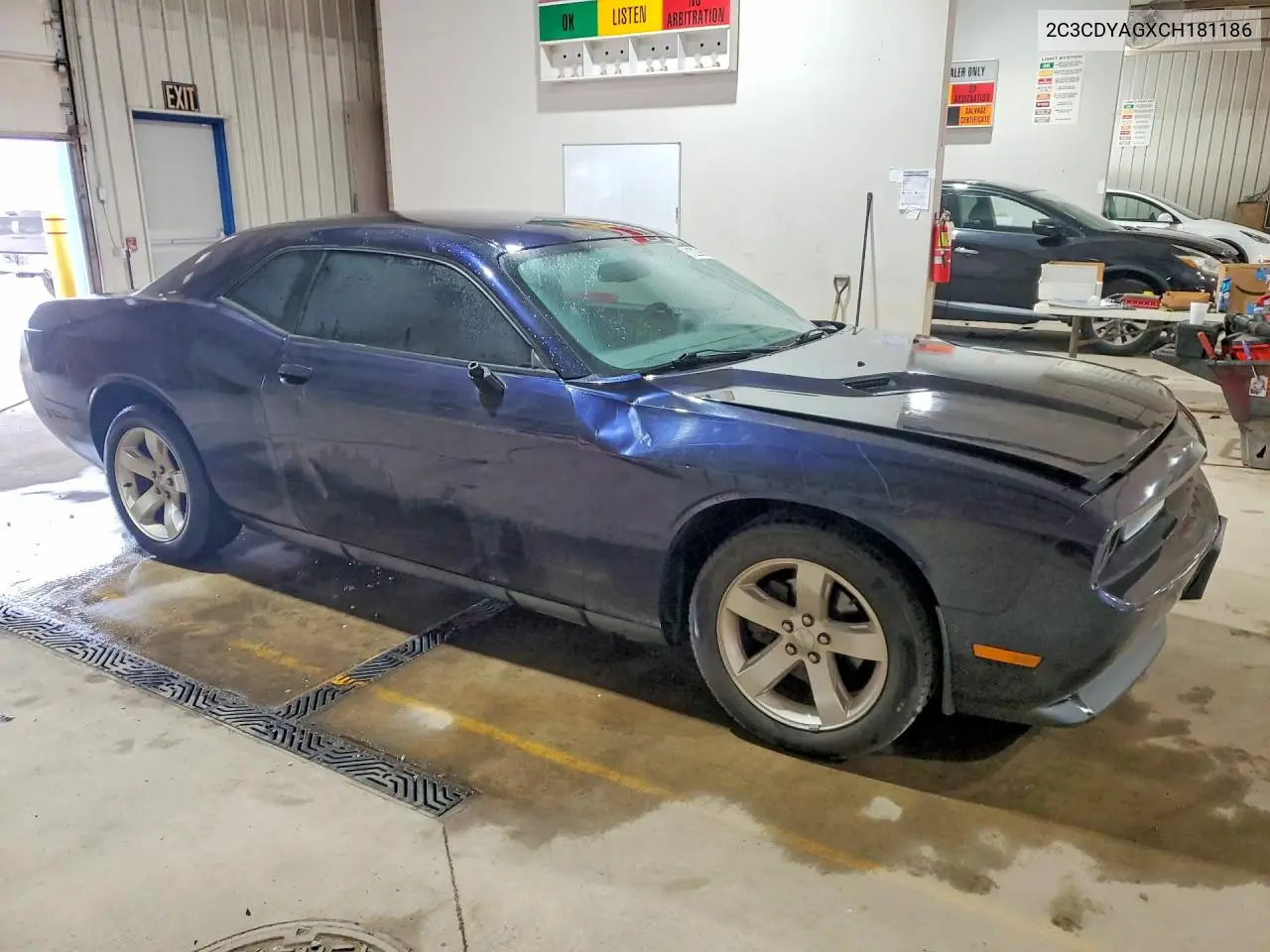 2012 Dodge Challenger Sxt VIN: 2C3CDYAGXCH181186 Lot: 61022966