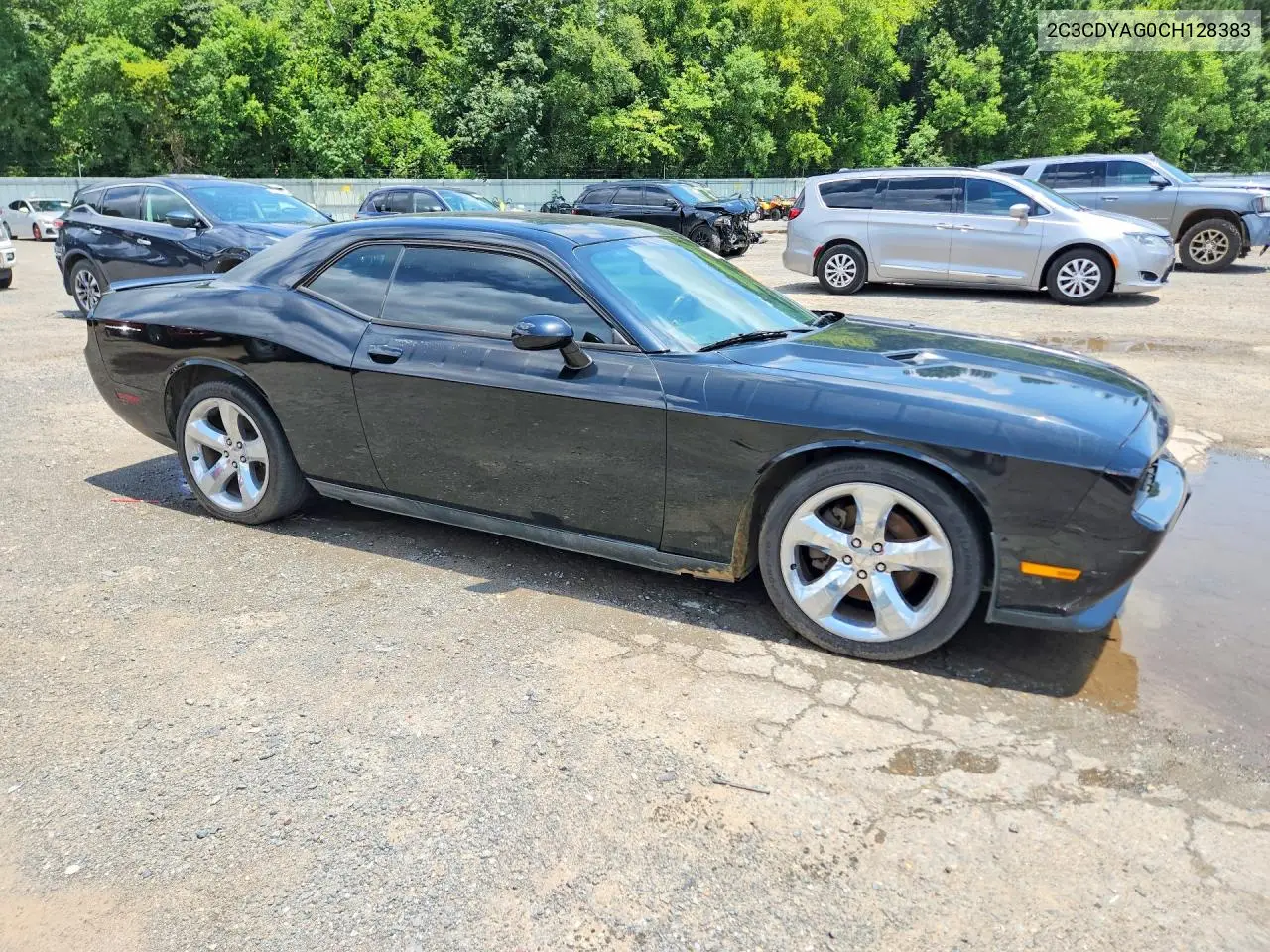 2012 Dodge Challenger Sxt VIN: 2C3CDYAG0CH128383 Lot: 61131376