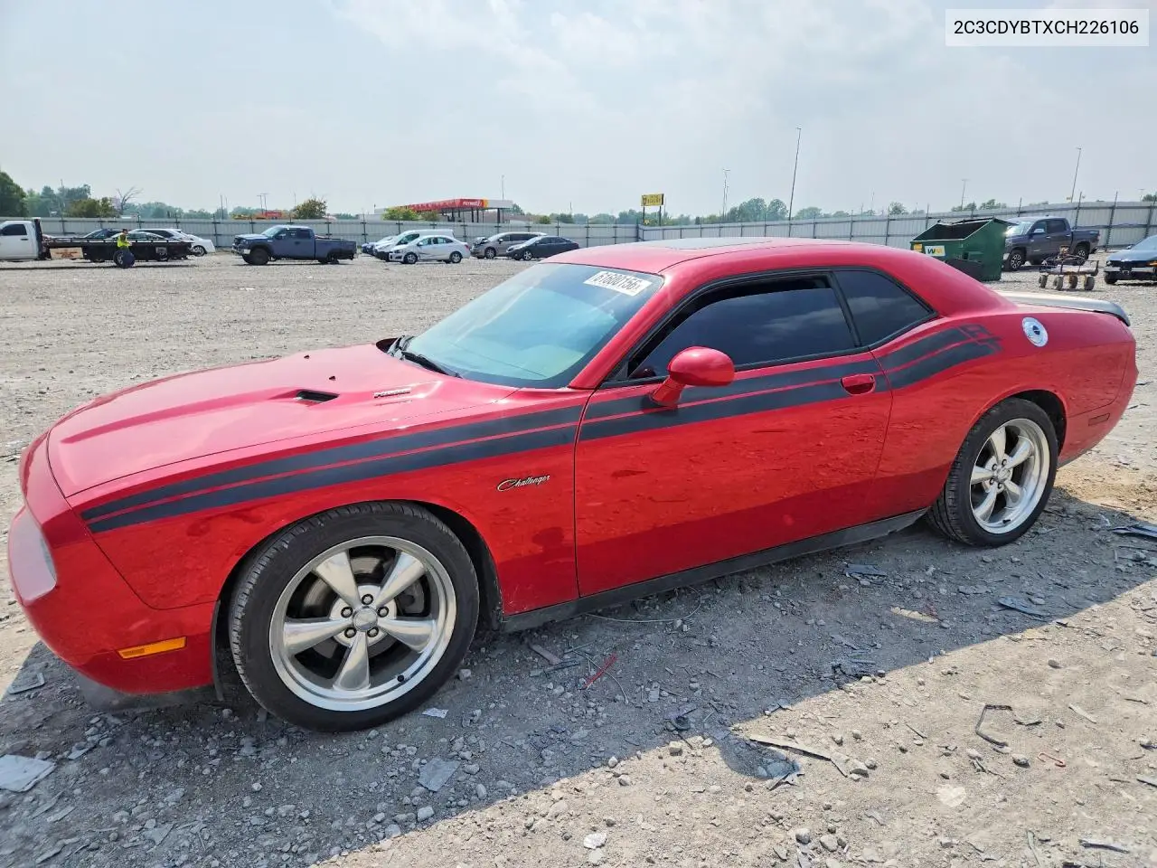 2012 Dodge Challenger R/T VIN: 2C3CDYBTXCH226106 Lot: 61600156