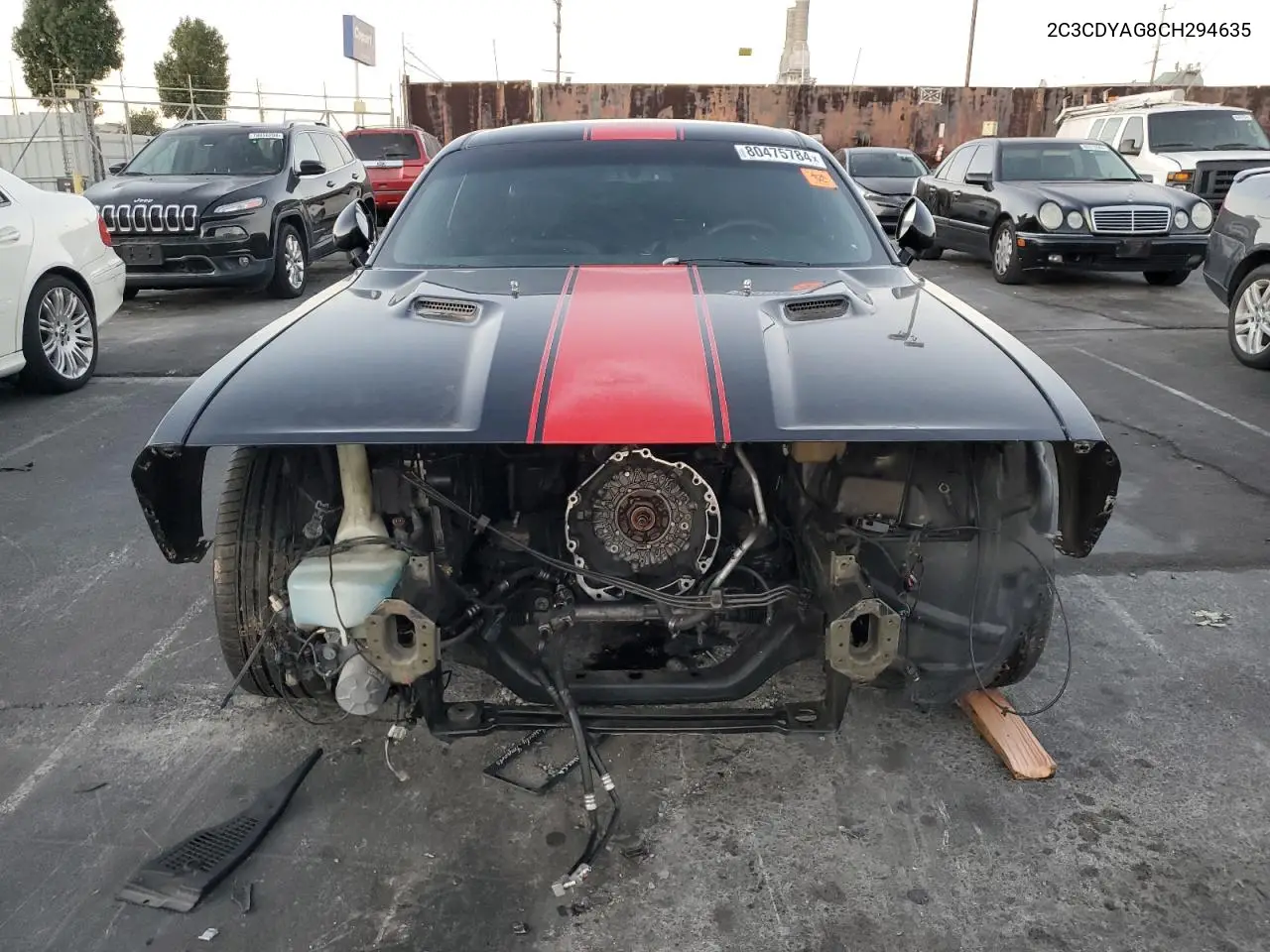 2C3CDYAG8CH294635 2012 Dodge Challenger Sxt