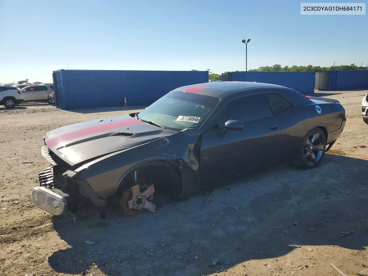 2013 Dodge Challenger Sxt VIN: 2C3CDYAG1DH684171 Lot: 57730846
