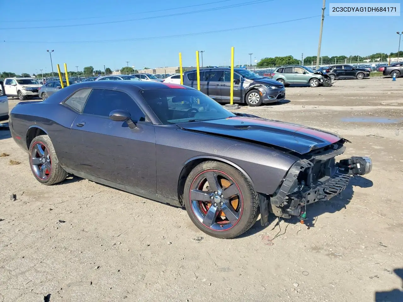 2013 Dodge Challenger Sxt VIN: 2C3CDYAG1DH684171 Lot: 57730846