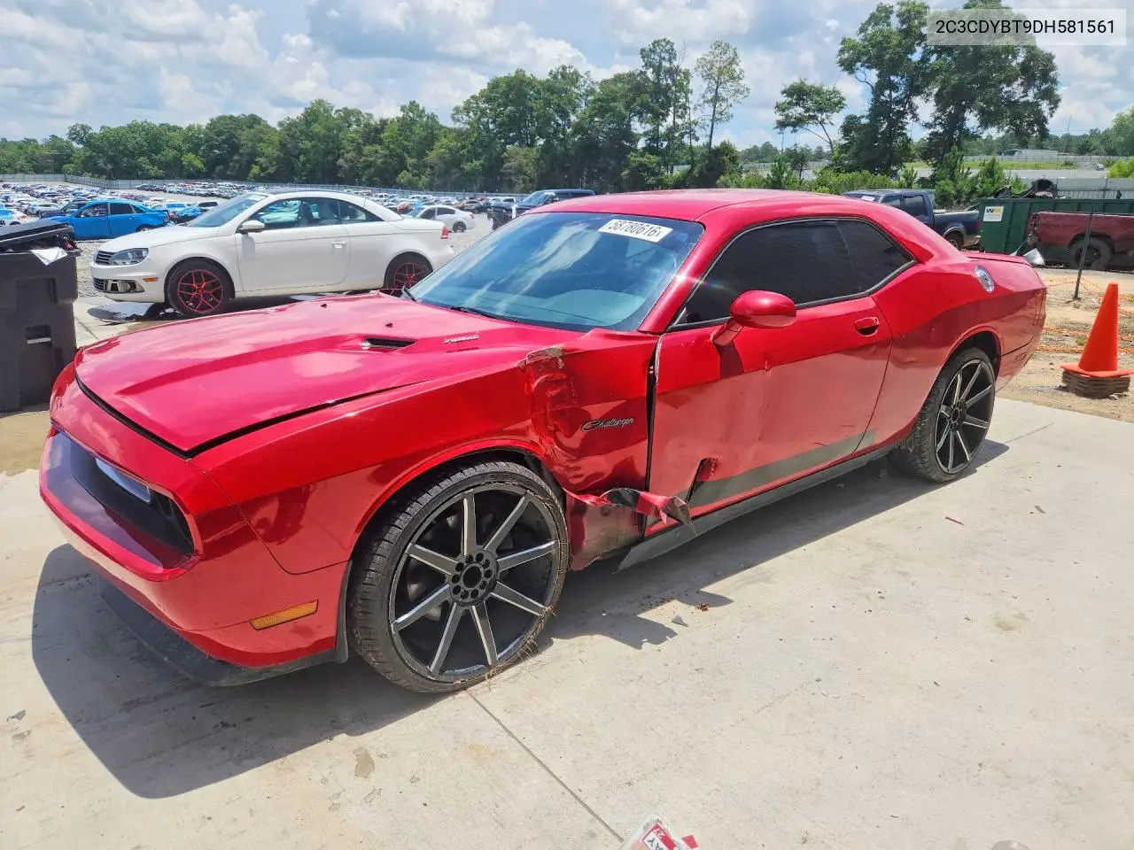 2013 Dodge Challenger R/T VIN: 2C3CDYBT9DH581561 Lot: 58780616