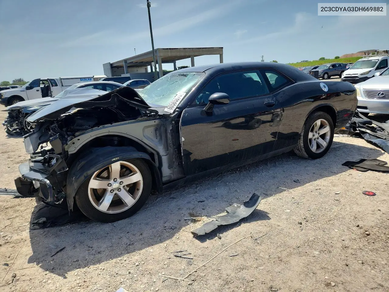 2013 Dodge Challenger Sxt VIN: 2C3CDYAG3DH669882 Lot: 60585876