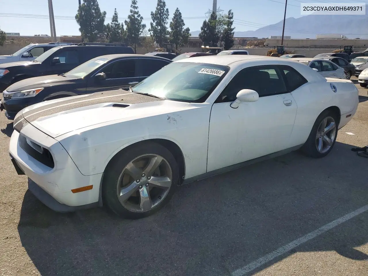 2013 Dodge Challenger Sxt VIN: 2C3CDYAGXDH649371 Lot: 61426686