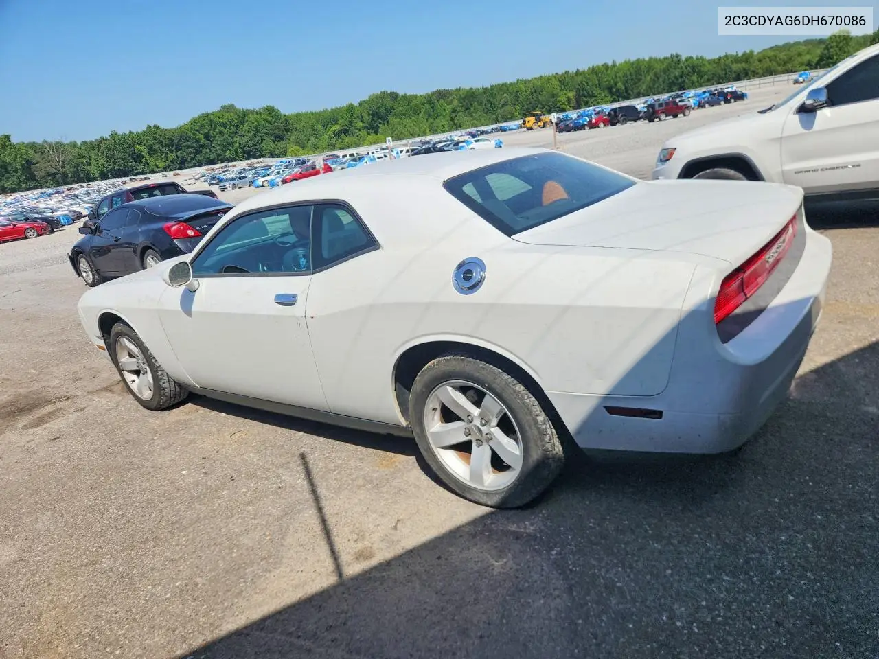 2013 Dodge Challenger Sxt VIN: 2C3CDYAG6DH670086 Lot: 61741906
