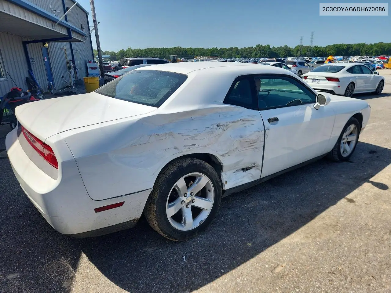 2013 Dodge Challenger Sxt VIN: 2C3CDYAG6DH670086 Lot: 61741906