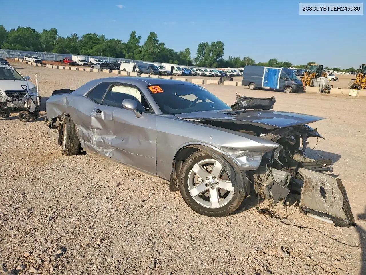 2014 Dodge Challenger R VIN: 2C3CDYBT0EH249980 Lot: 53219786
