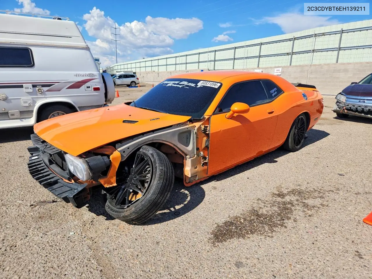 2014 Dodge Challenger R/T VIN: 2C3CDYBT6EH139211 Lot: 60831896