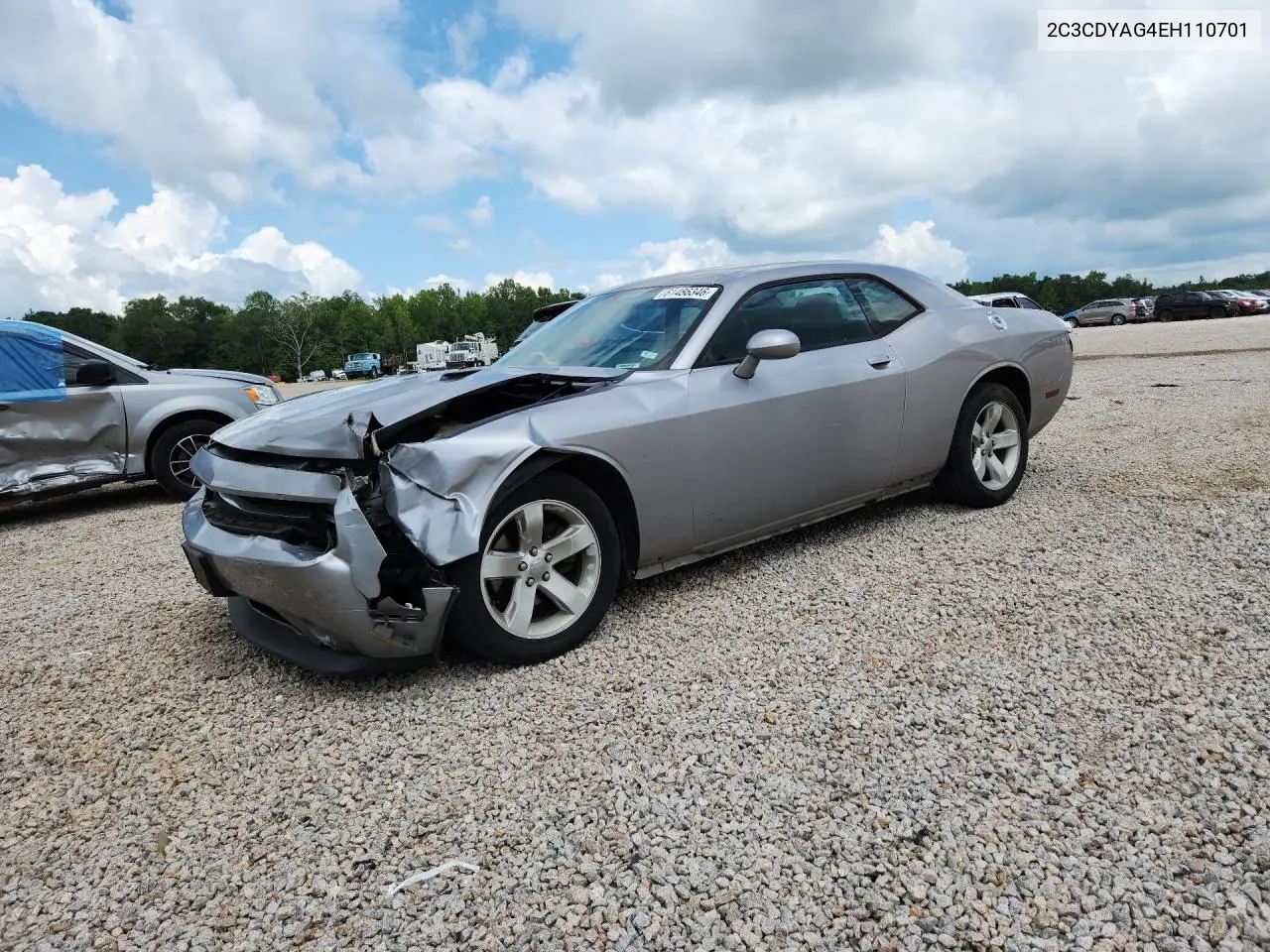 2014 Dodge Challenger Sxt VIN: 2C3CDYAG4EH110701 Lot: 61486346