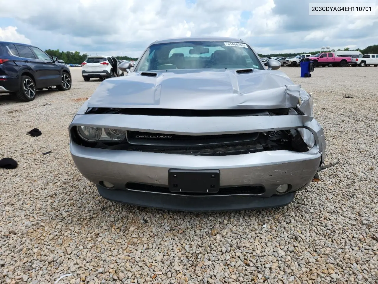 2014 Dodge Challenger Sxt VIN: 2C3CDYAG4EH110701 Lot: 61486346