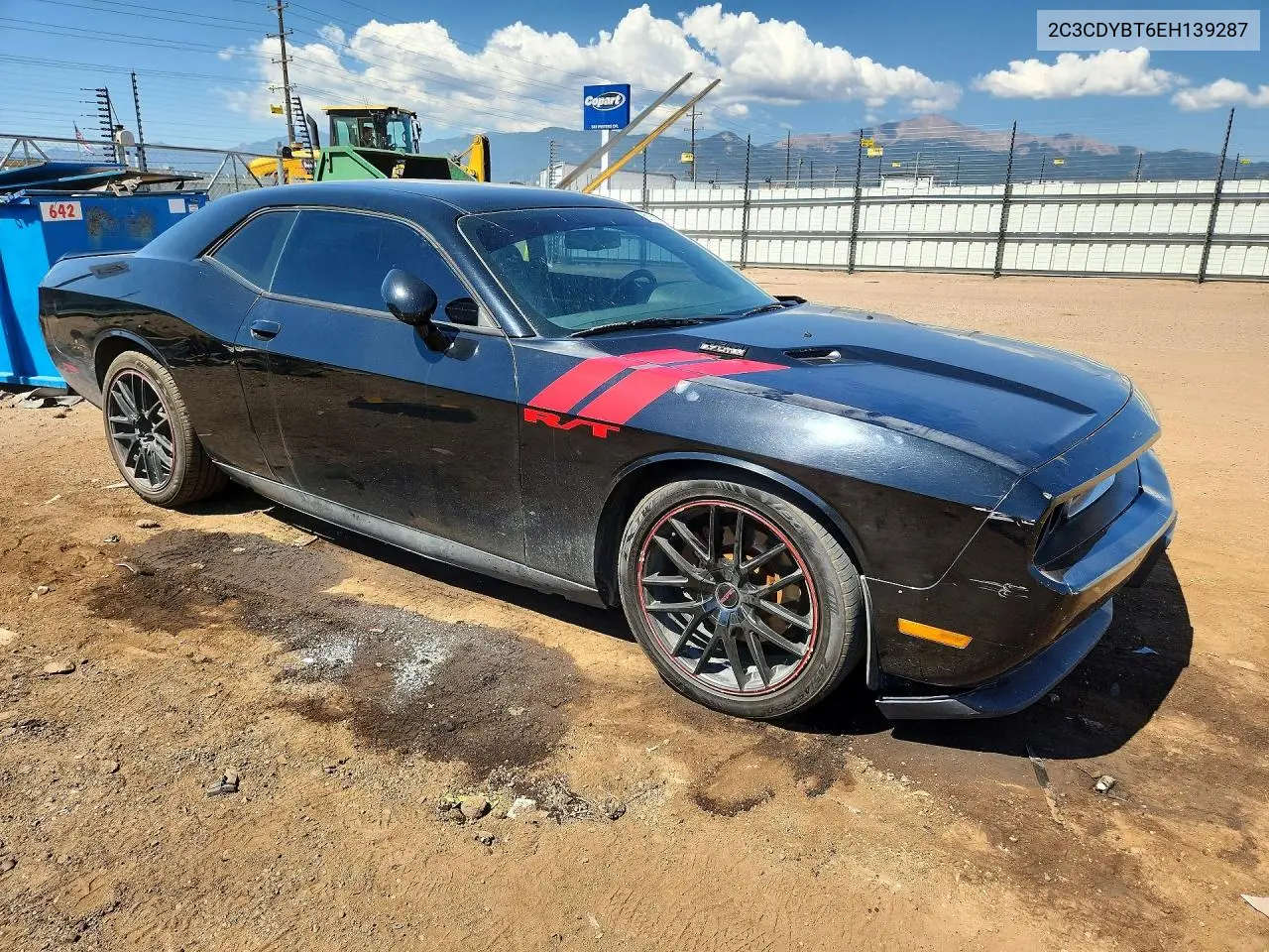 2014 Dodge Challenger R/T VIN: 2C3CDYBT6EH139287 Lot: 61513826