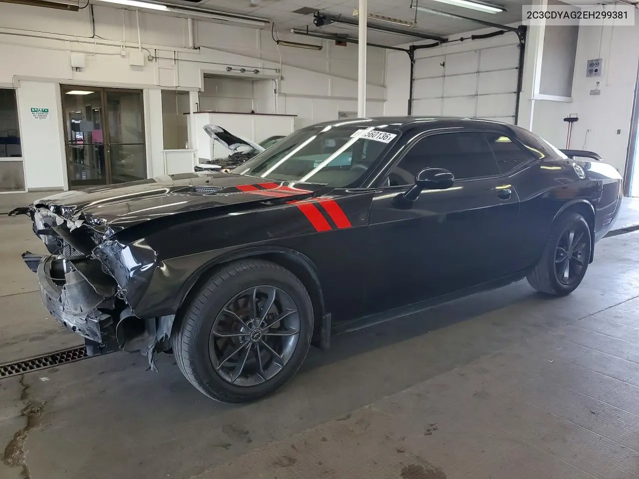 2014 Dodge Challenger Sxt VIN: 2C3CDYAG2EH299381 Lot: 61560136