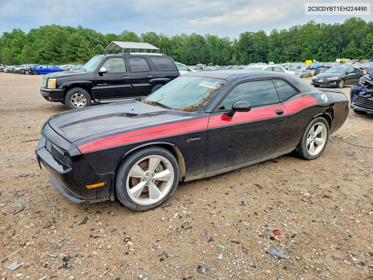 2014 Dodge Challenger R/T VIN: 2C3CDYBT1EH224490 Lot: 61598056