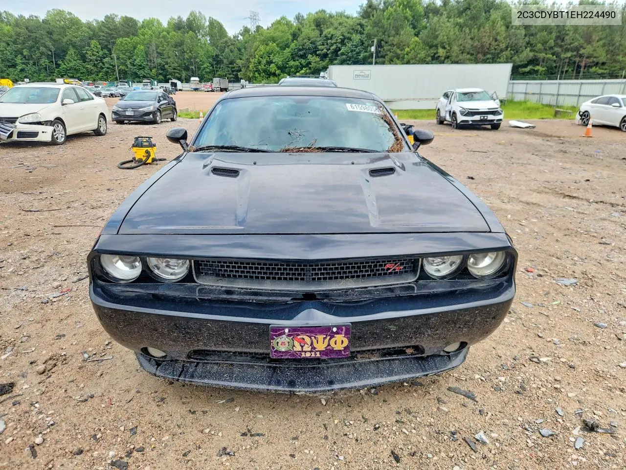 2014 Dodge Challenger R/T VIN: 2C3CDYBT1EH224490 Lot: 61598056