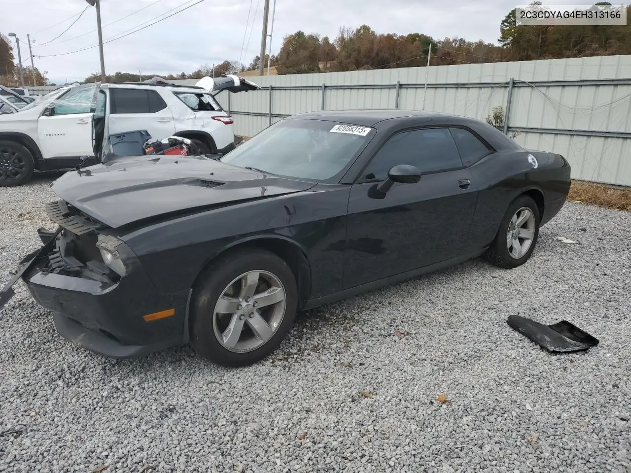 2C3CDYAG4EH313166 2014 Dodge Challenger Sxt
