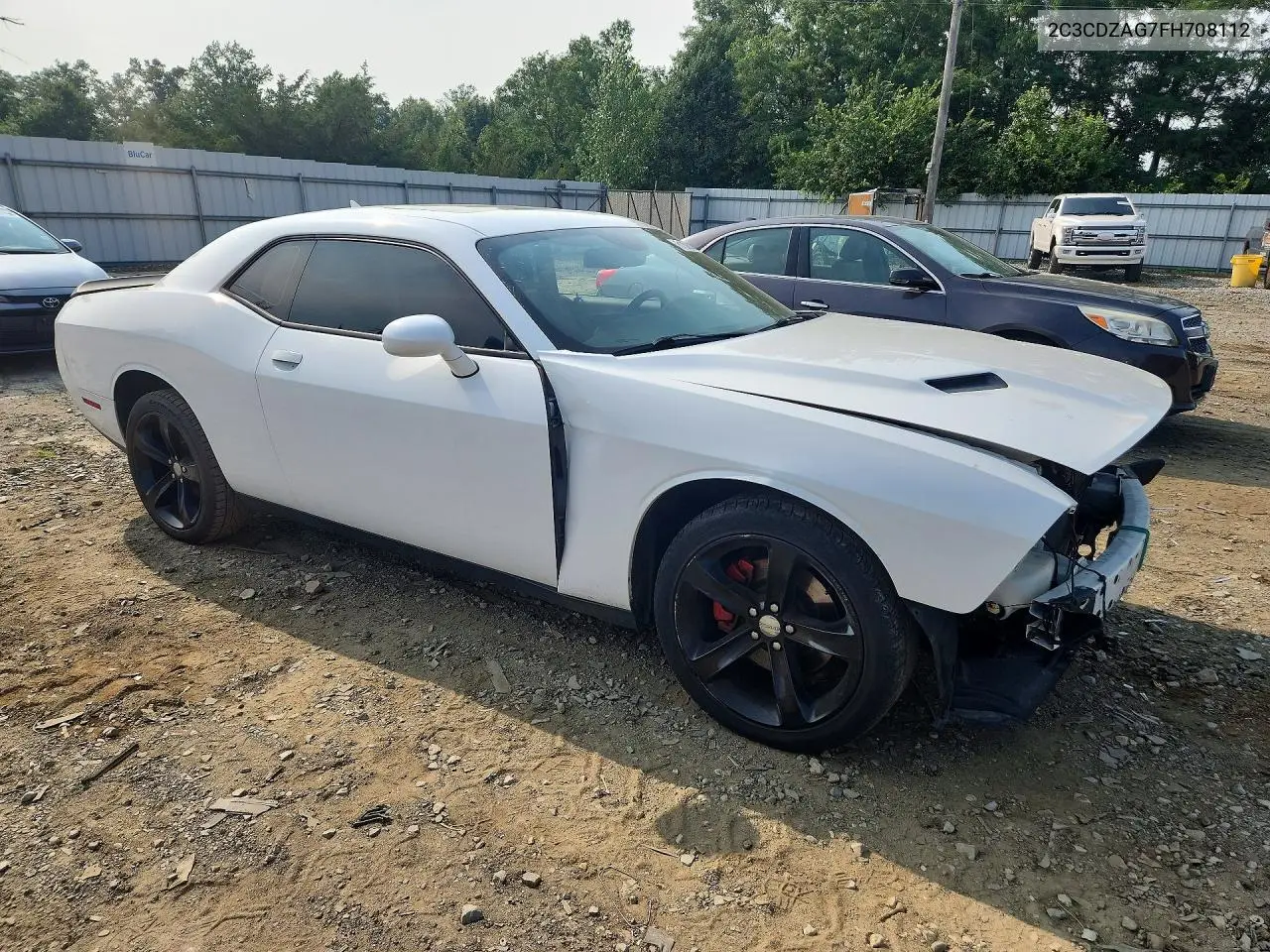 2015 Dodge Challenger Sxt VIN: 2C3CDZAG7FH708112 Lot: 61306476