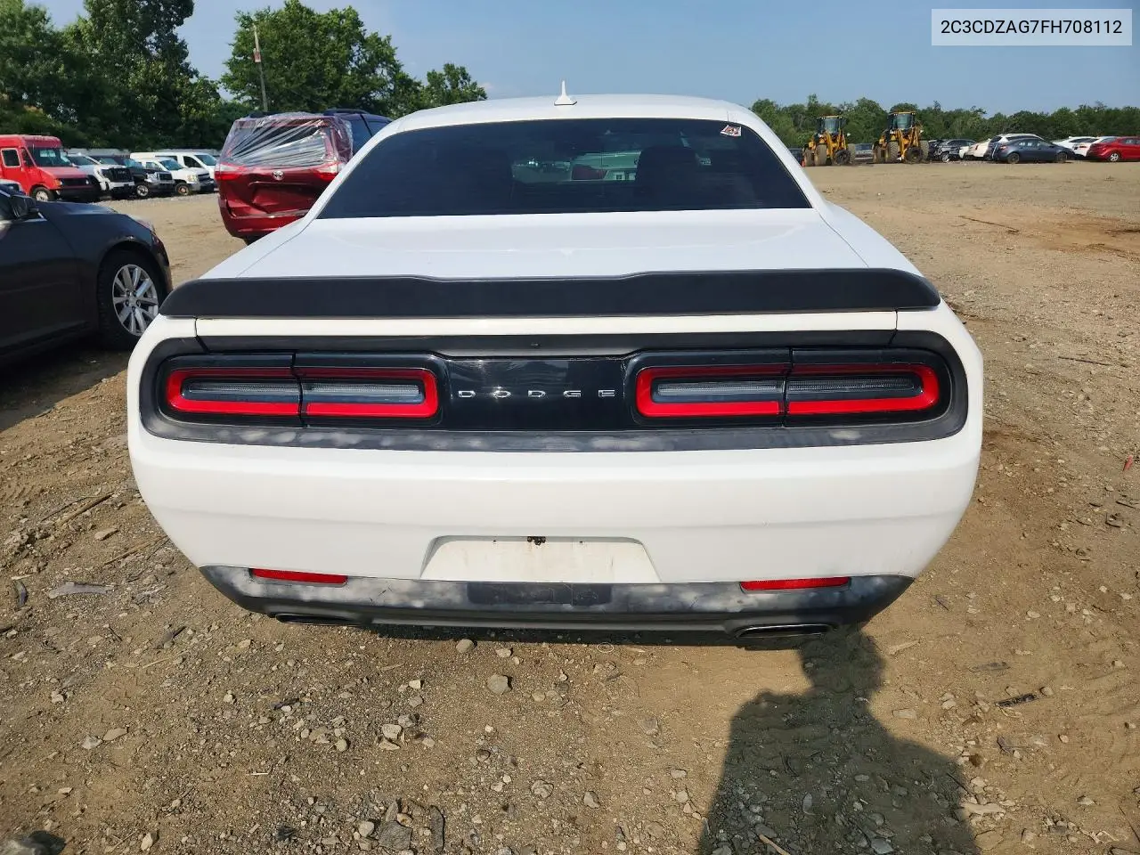 2015 Dodge Challenger Sxt VIN: 2C3CDZAG7FH708112 Lot: 61306476