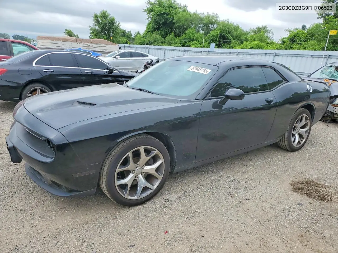 2C3CDZBG9FH706523 2015 Dodge Challenger Sxt Plus