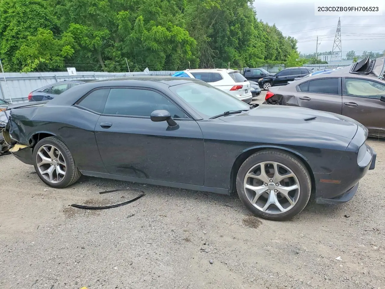 2C3CDZBG9FH706523 2015 Dodge Challenger Sxt Plus