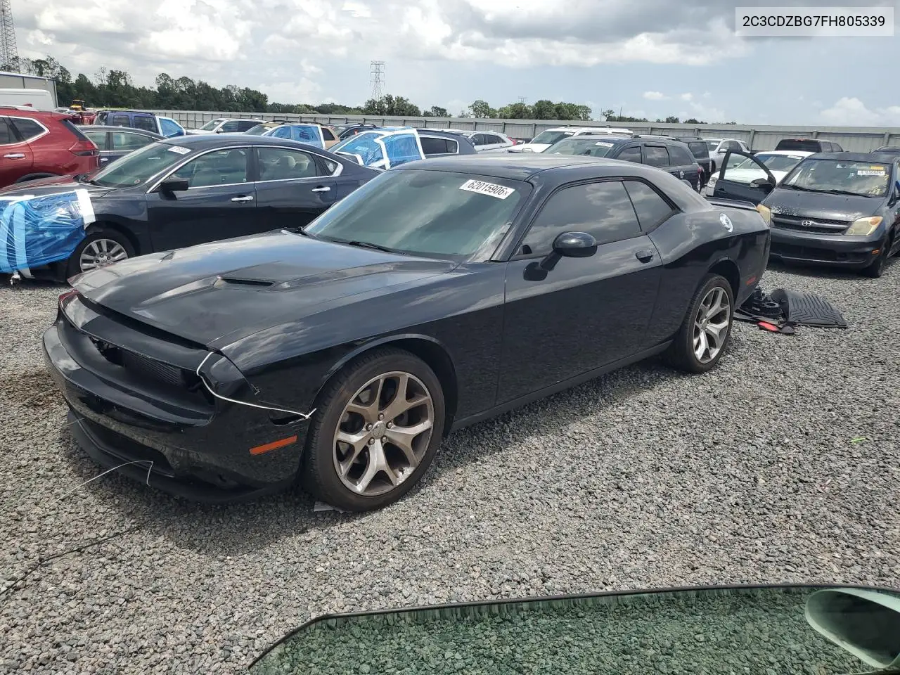 2015 Dodge Challenger Sxt Plus VIN: 2C3CDZBG7FH805339 Lot: 62015906