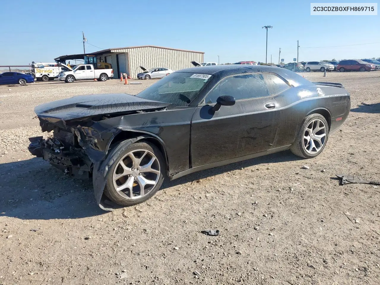 2C3CDZBGXFH869715 2015 Dodge Challenger Sxt Plus