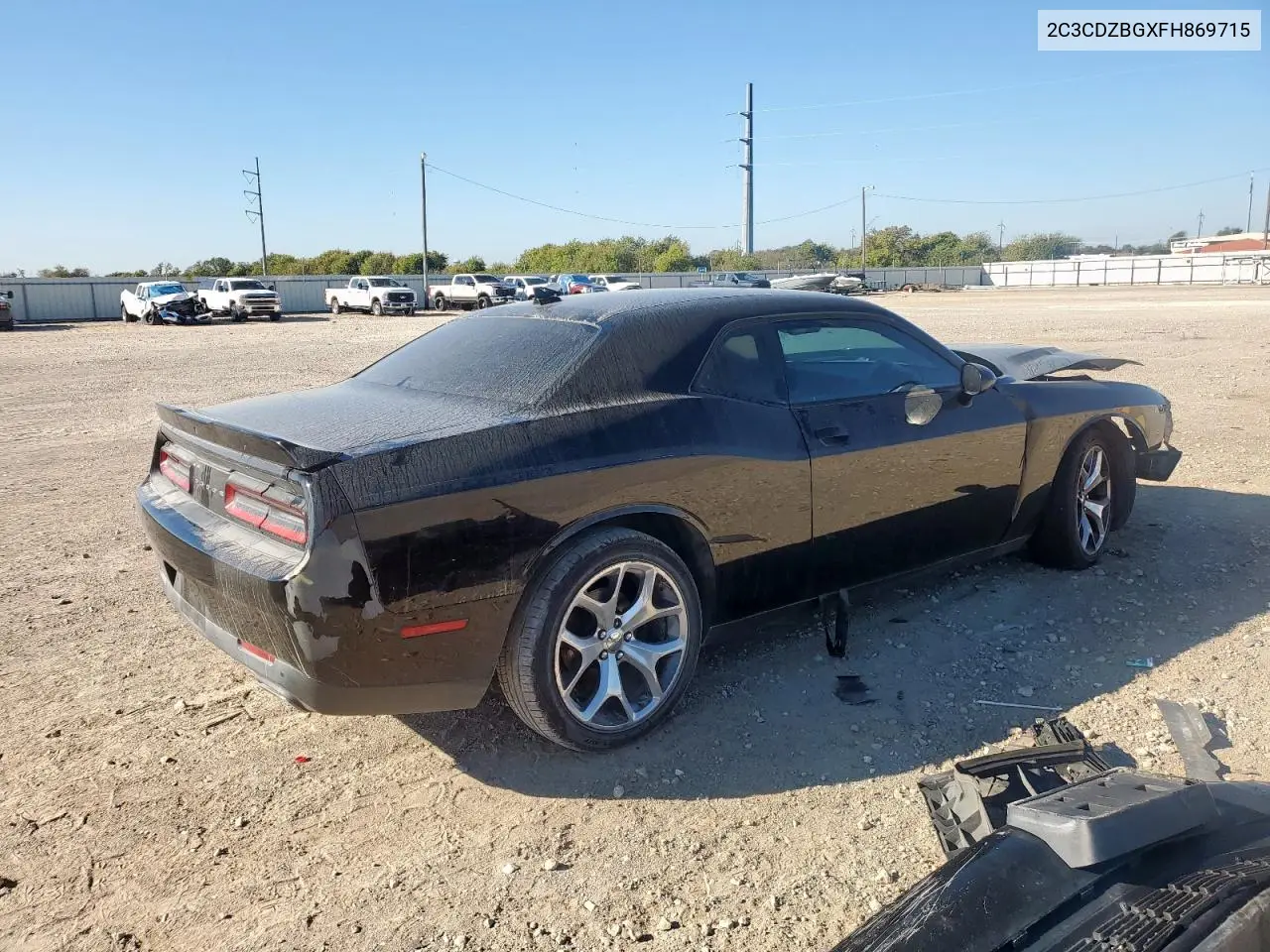 2C3CDZBGXFH869715 2015 Dodge Challenger Sxt Plus
