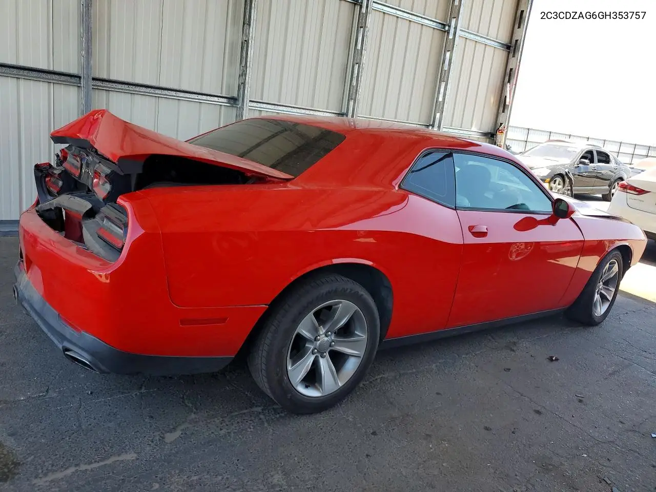2016 Dodge Challenger Sxt VIN: 2C3CDZAG6GH353757 Lot: 54150016