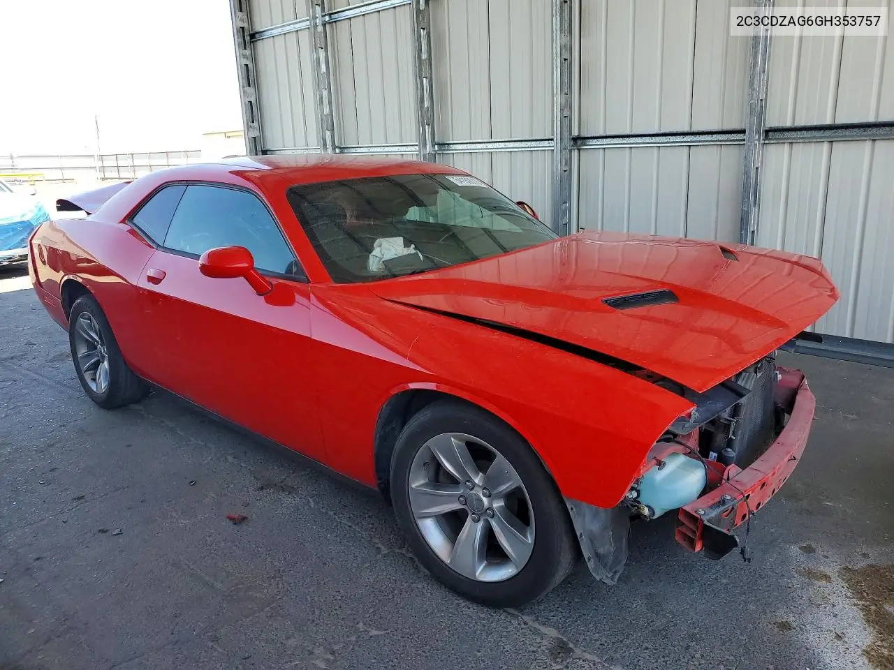 2016 Dodge Challenger Sxt VIN: 2C3CDZAG6GH353757 Lot: 54150016