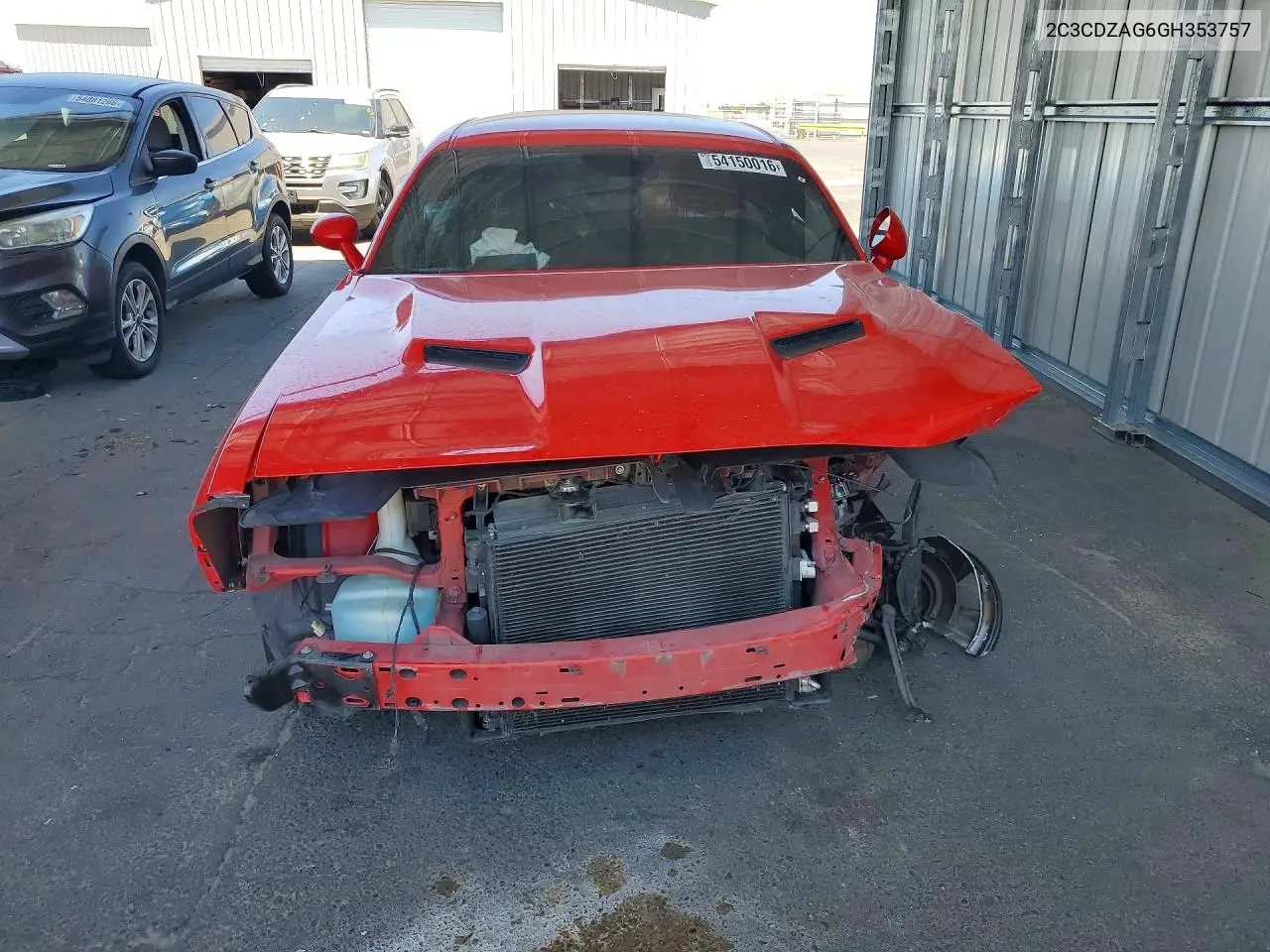 2016 Dodge Challenger Sxt VIN: 2C3CDZAG6GH353757 Lot: 54150016
