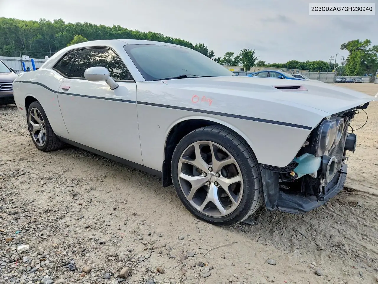 2016 Dodge Challenger Sxt VIN: 2C3CDZAG7GH230940 Lot: 56780376
