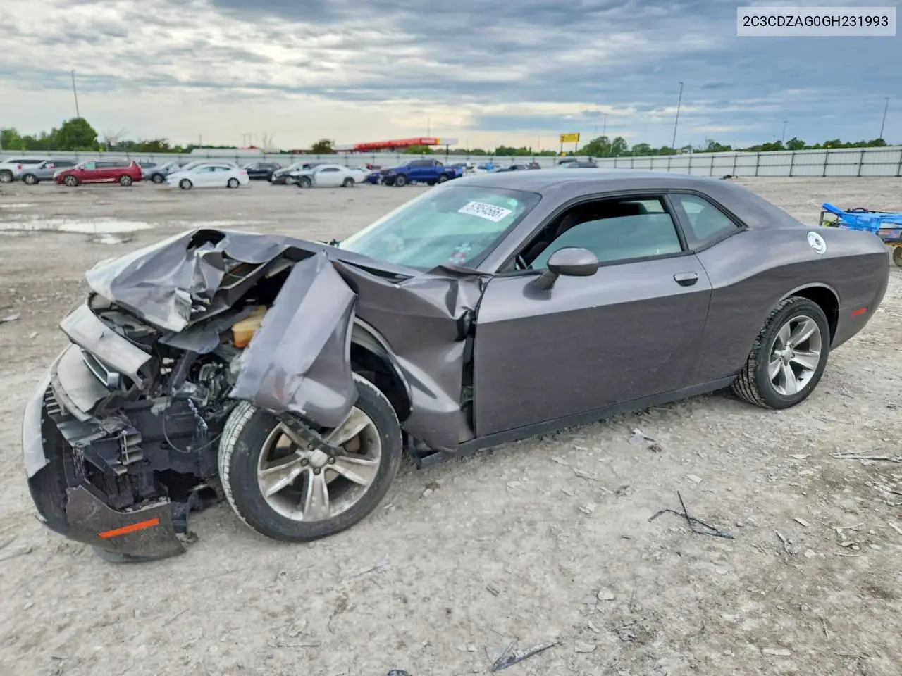 2016 Dodge Challenger Sxt VIN: 2C3CDZAG0GH231993 Lot: 57954566