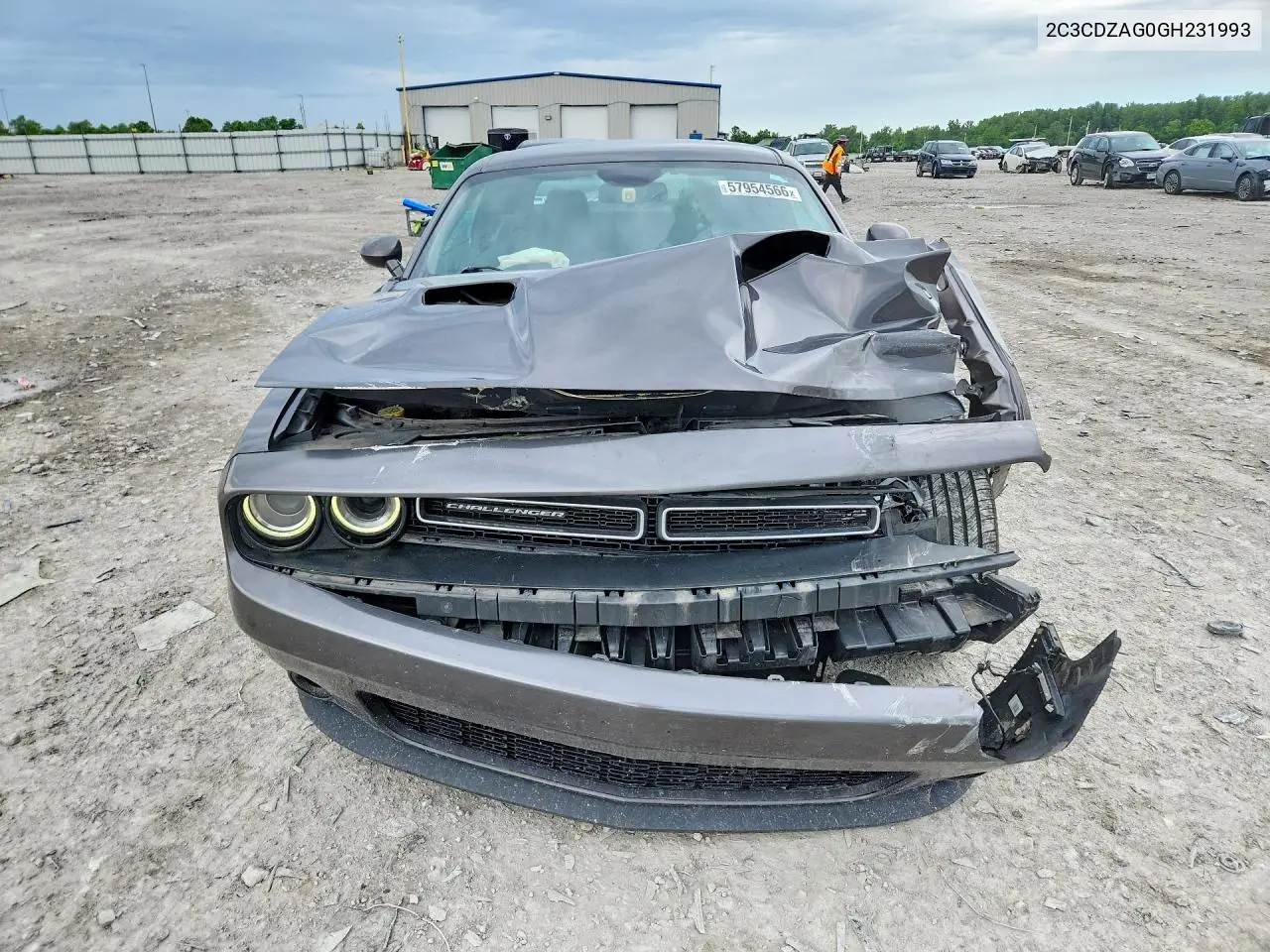 2016 Dodge Challenger Sxt VIN: 2C3CDZAG0GH231993 Lot: 57954566