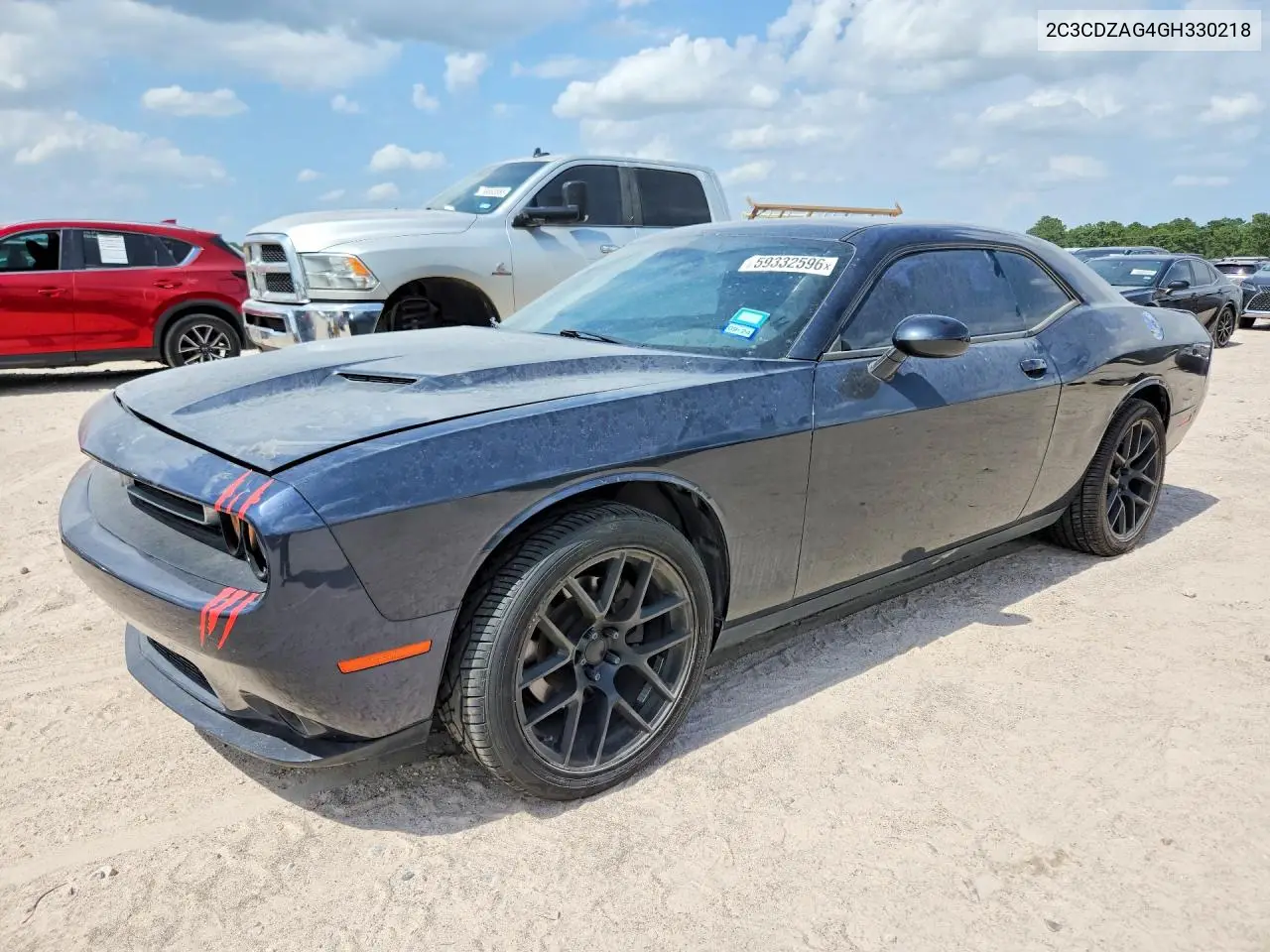 2016 Dodge Challenger Sxt VIN: 2C3CDZAG4GH330218 Lot: 59332596