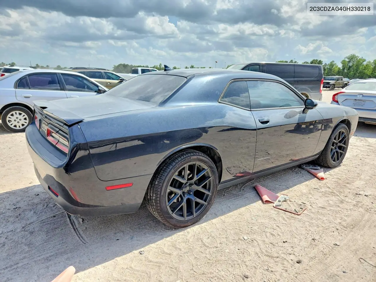 2016 Dodge Challenger Sxt VIN: 2C3CDZAG4GH330218 Lot: 59332596