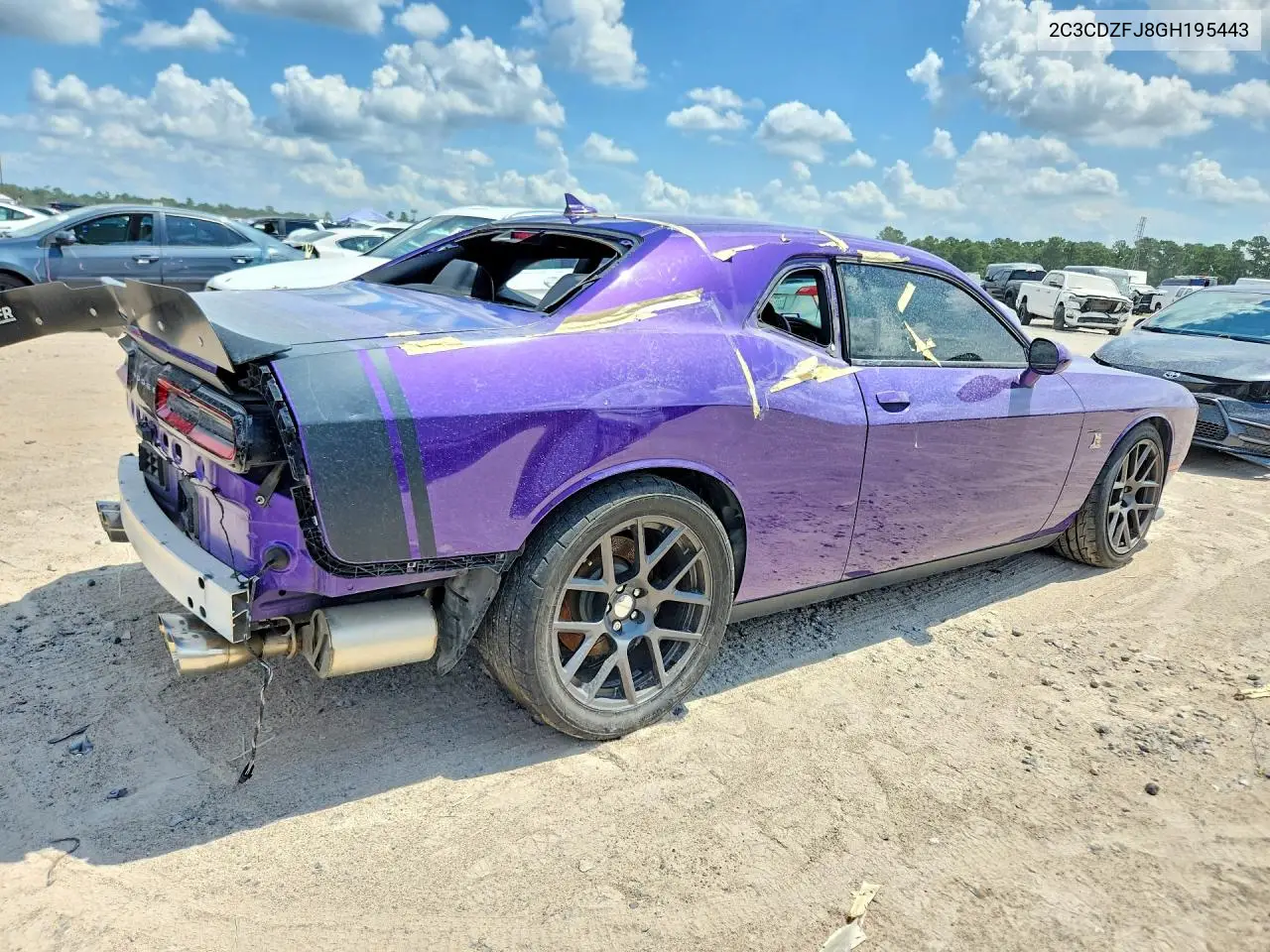 2016 Dodge Challenger R/T Scat Pack VIN: 2C3CDZFJ8GH195443 Lot: 59897576