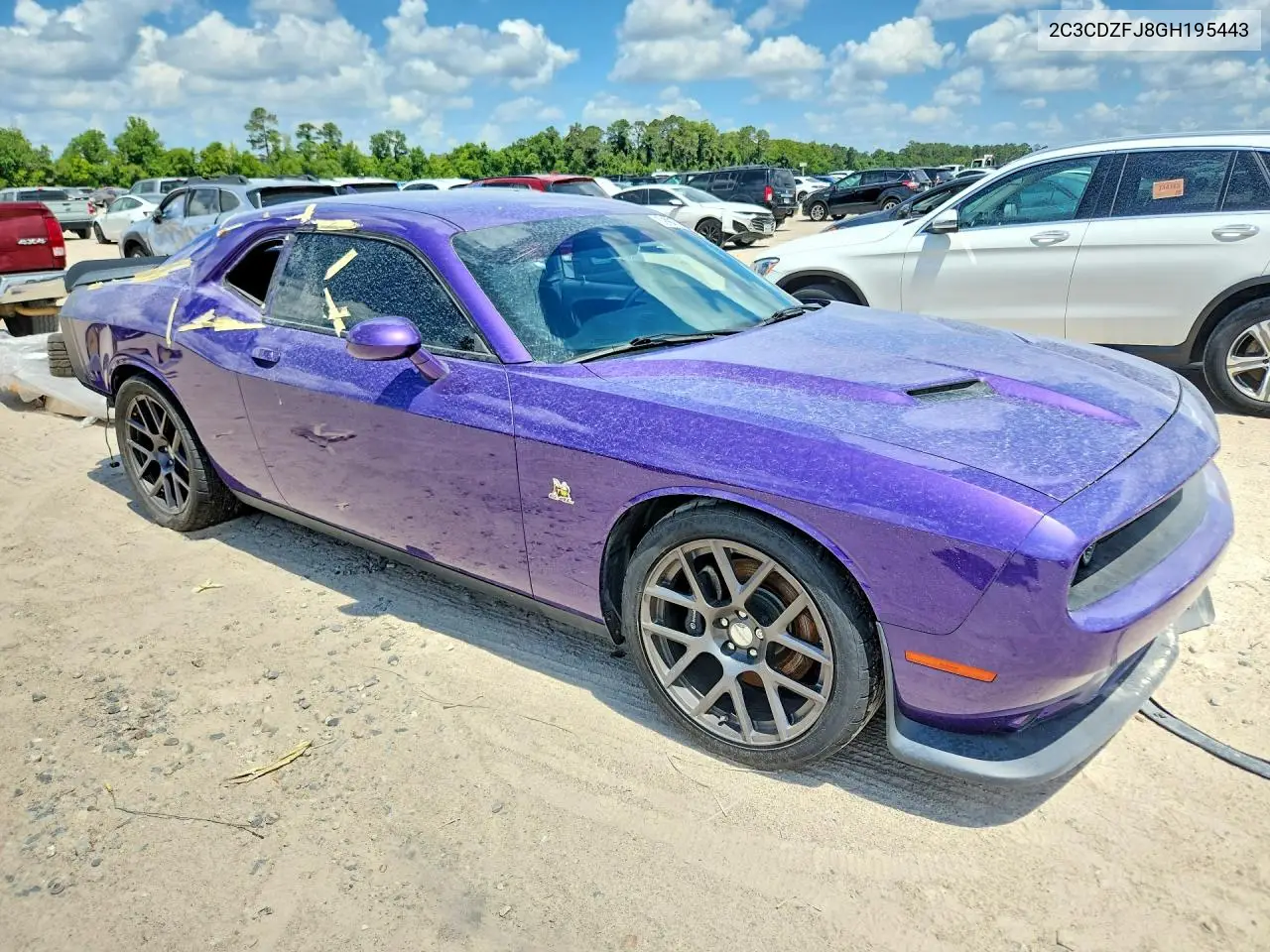 2016 Dodge Challenger R/T Scat Pack VIN: 2C3CDZFJ8GH195443 Lot: 59897576