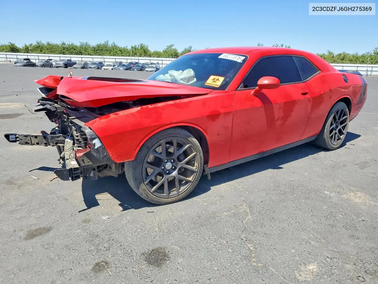2016 Dodge Challenger R/T Scat Pack VIN: 2C3CDZFJ6GH275369 Lot: 60277376