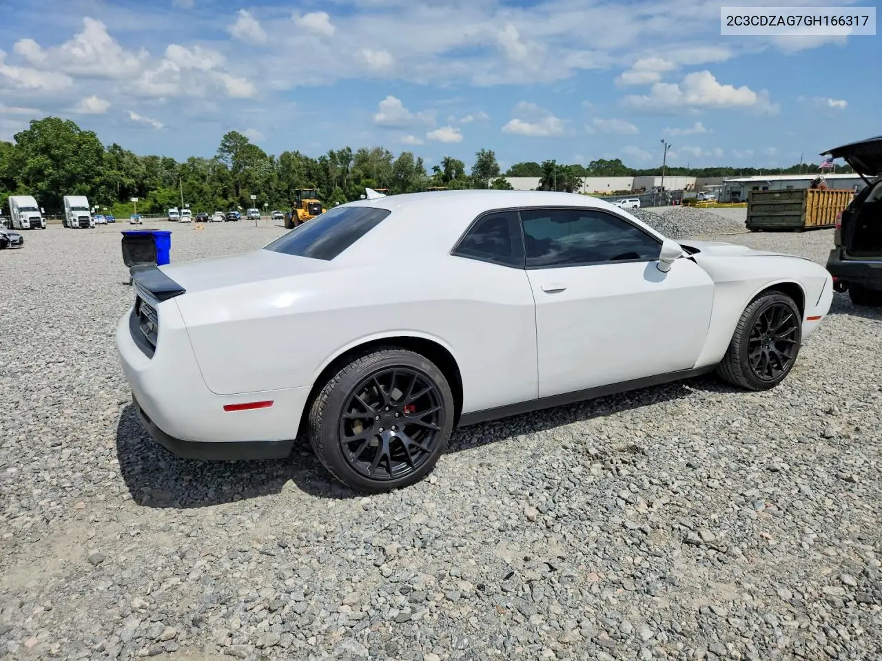 2016 Dodge Challenger Sxt VIN: 2C3CDZAG7GH166317 Lot: 60821146