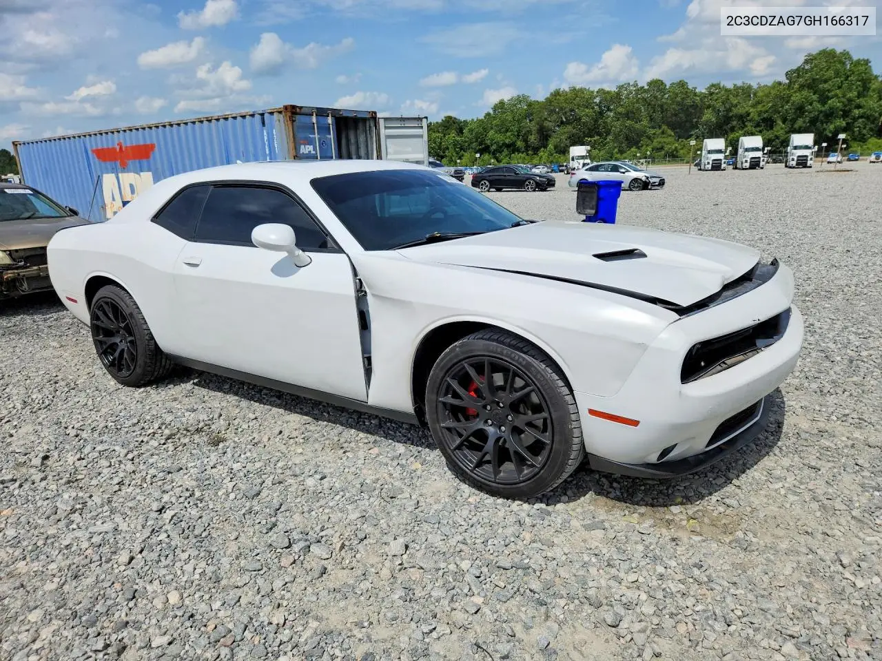2016 Dodge Challenger Sxt VIN: 2C3CDZAG7GH166317 Lot: 60821146