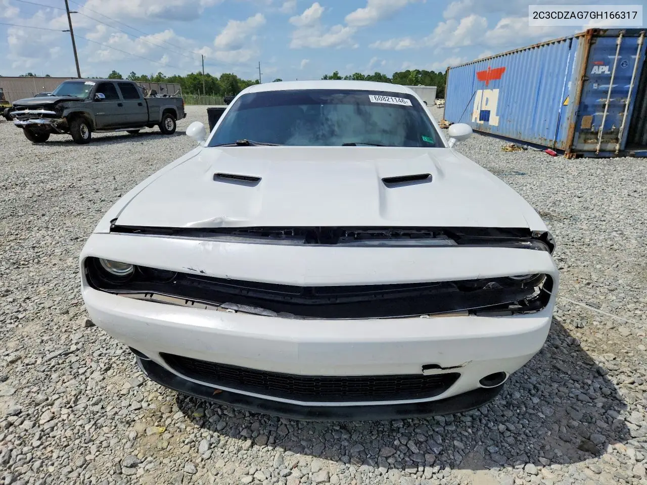 2016 Dodge Challenger Sxt VIN: 2C3CDZAG7GH166317 Lot: 60821146