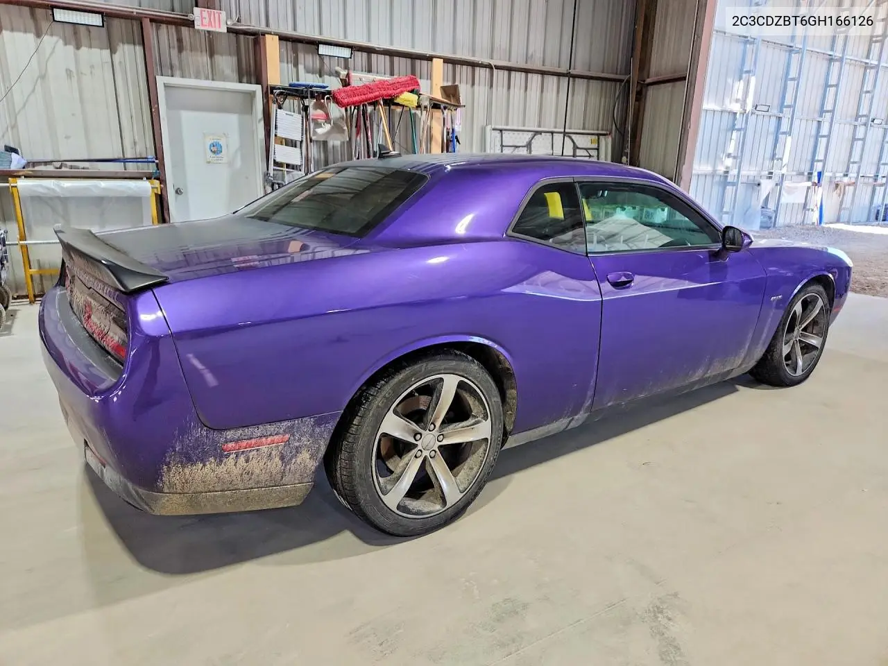 2016 Dodge Challenger VIN: 2C3CDZBT6GH166126 Lot: 61139716