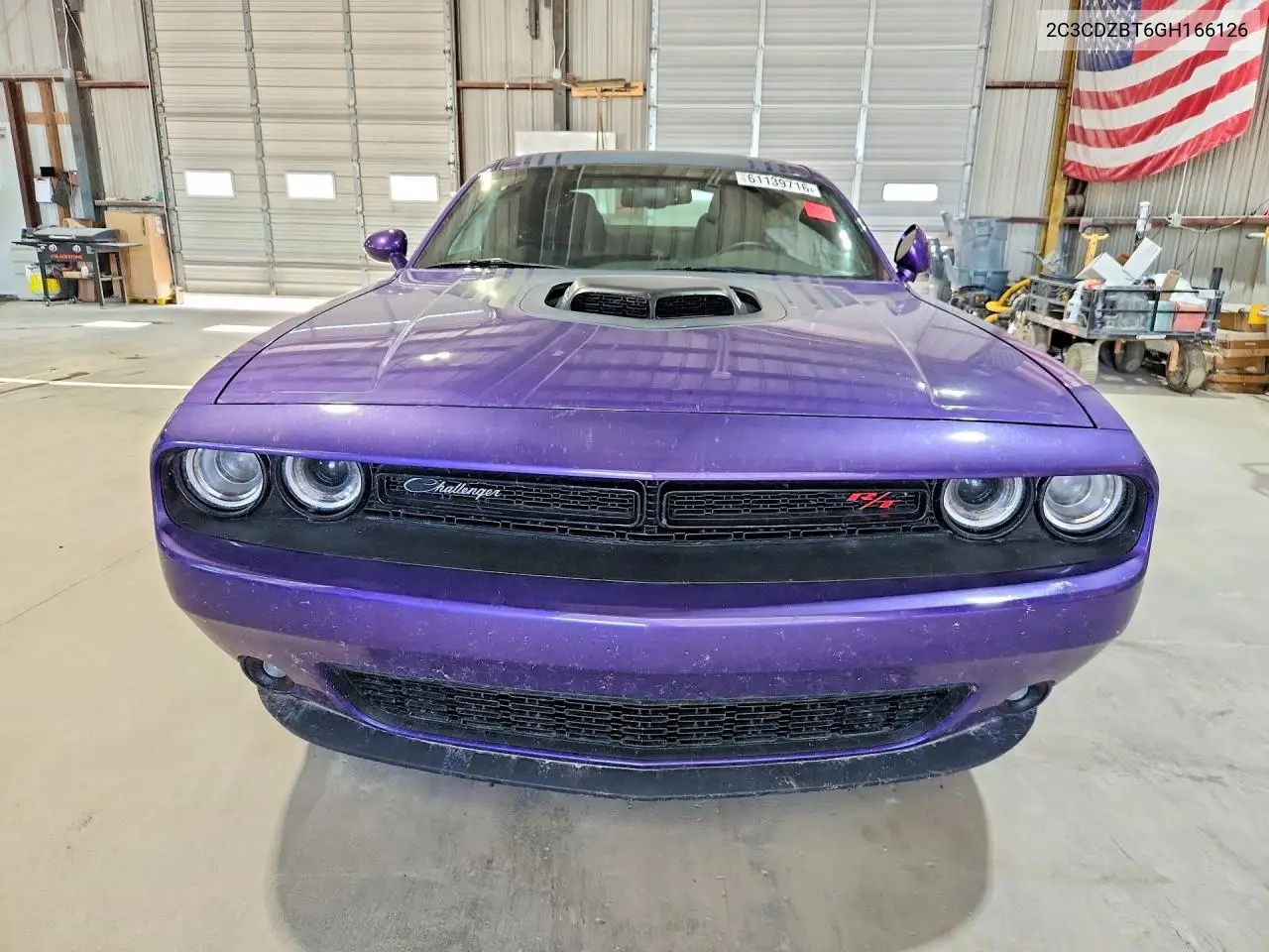 2016 Dodge Challenger VIN: 2C3CDZBT6GH166126 Lot: 61139716